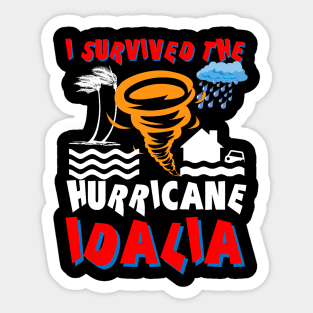 I survived the Hurricane Idalia Sticker